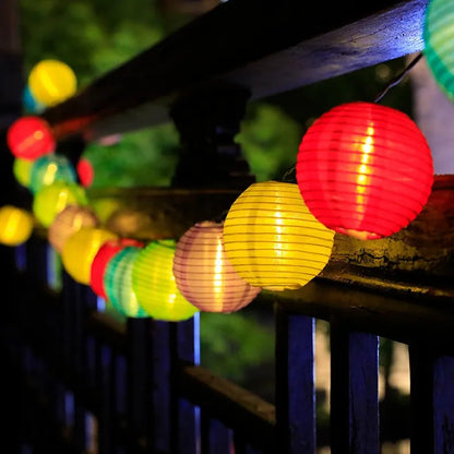 Halloween Pumpkin Lantern Solar String Lights Outdoor