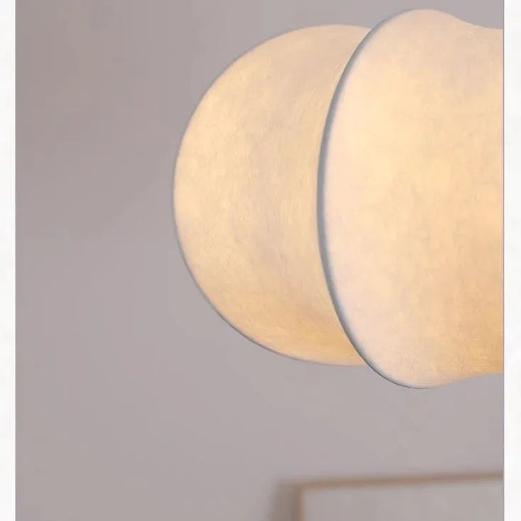 Japanese Style Wabi-sabi Style Silk Chandelier Lights