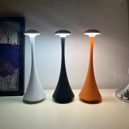Wireless Lamp Mushroom Rechargeable Night Light Table Lamp