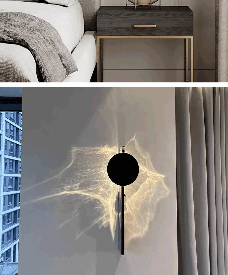 Artistic Corrugated Wall Lamp LED Living Room Wall Light