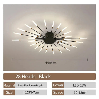 Living Room Light LED Ceiling Lamp Modern Indoor Lighting