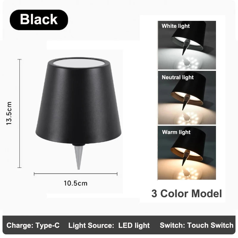 KFV Wireless Table Lamp Wine Bottles LED Bottle Light