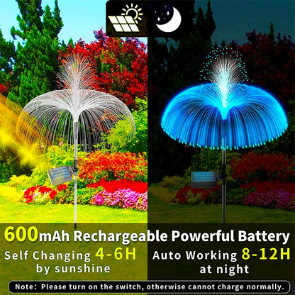Solar LED Jellyfish Lights Outdoor Garden Decor Lawn Light