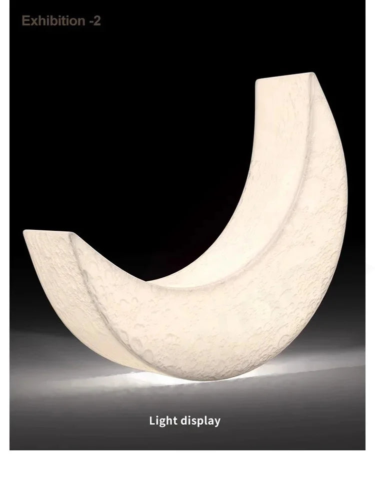 Moon Lamp Floor Lamp Lounge Chair Creative Romantic Design