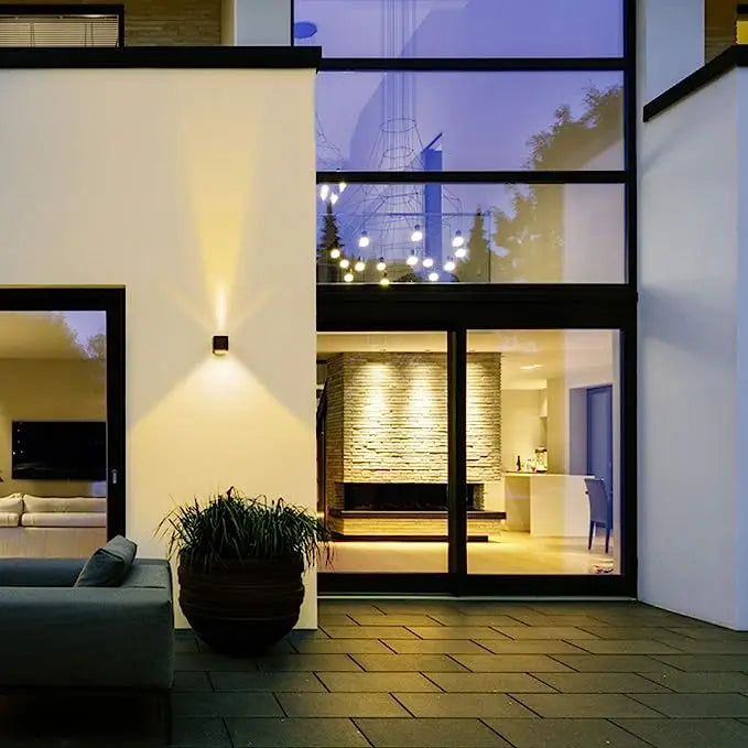 Tuya Outdoor Wall Light, Smart RGBCW Porch Lights