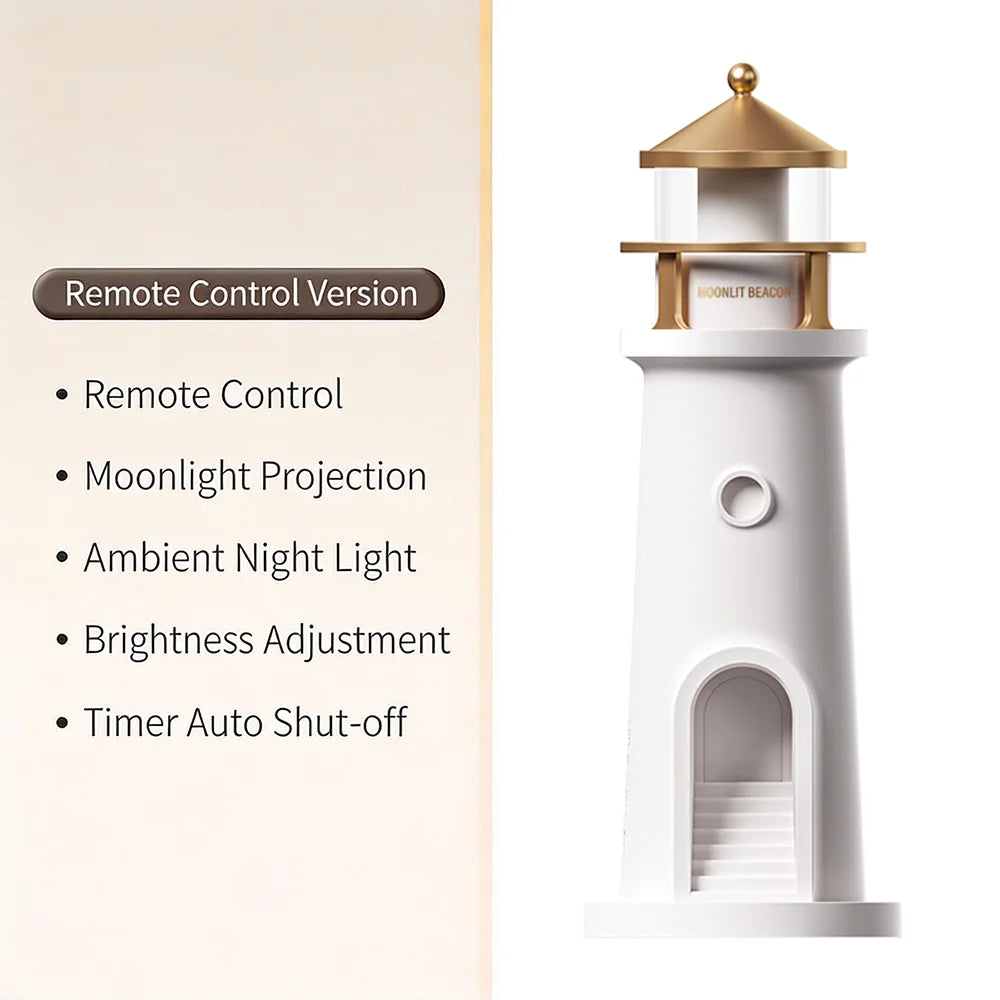 Moon Lamp Projection Lighthouse Lamps Night Light