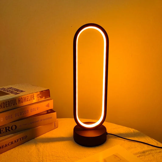1PC Lamp Bedroom Ring Lamp Dimming LED Night Light