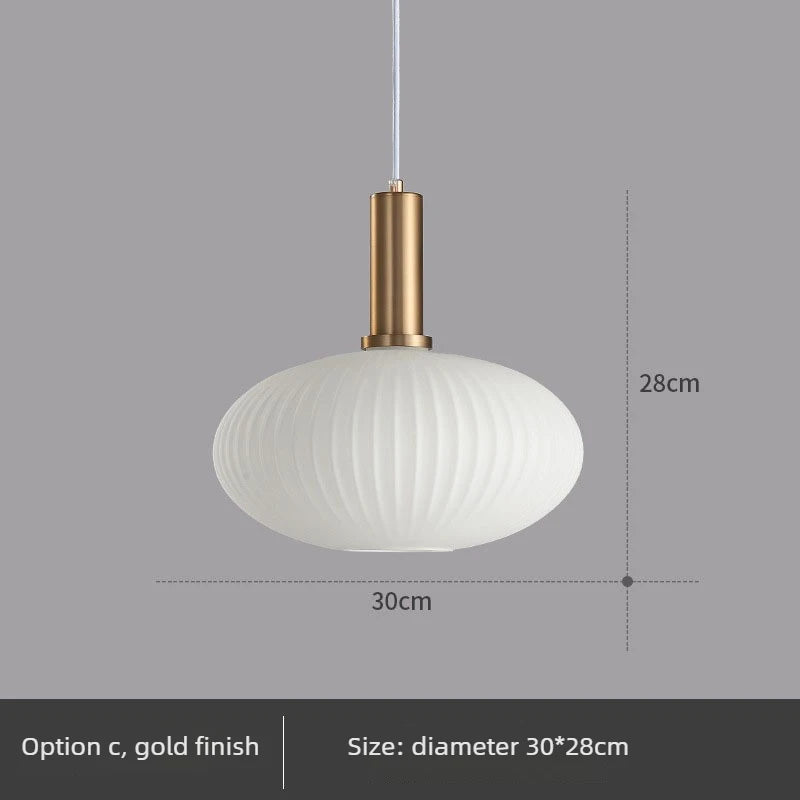 Simple Retro Single Head Ceiling Chandelier Creative  Light