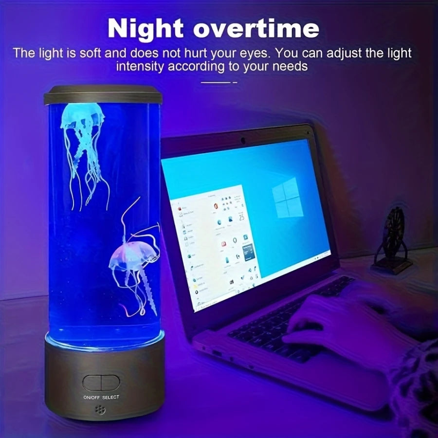New Fantasy Desk Jellyfish Lamp 7 Color Changing  Lamp