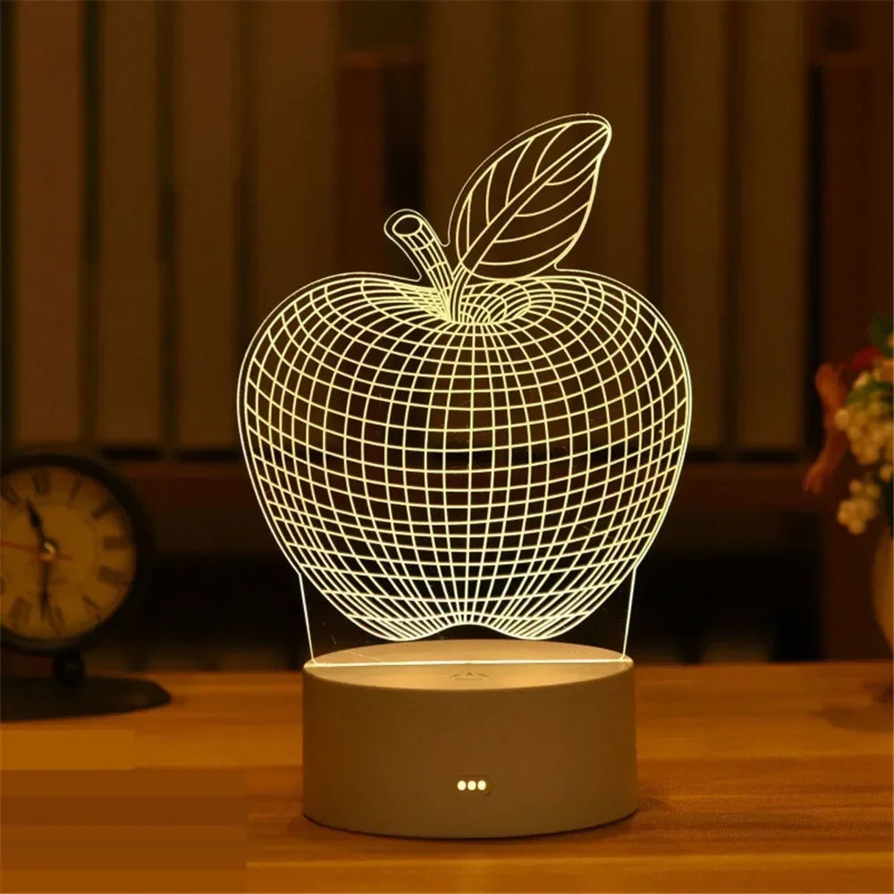 Wedding Birthday Gift Love 3D Acrylic Neon Sign