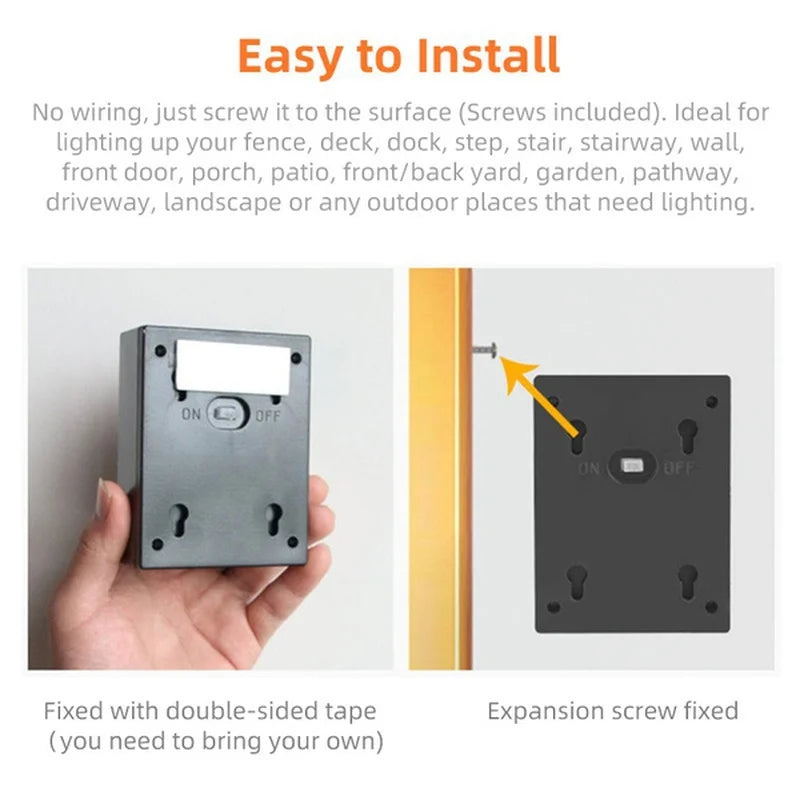 Solar Up and Down Spot Lights Outdoor, Street Wall Light Lamp