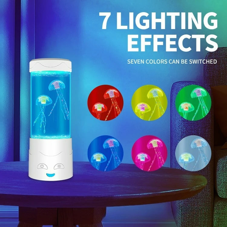 LED Lava Volcano Lamp with Remote Control RGB Light