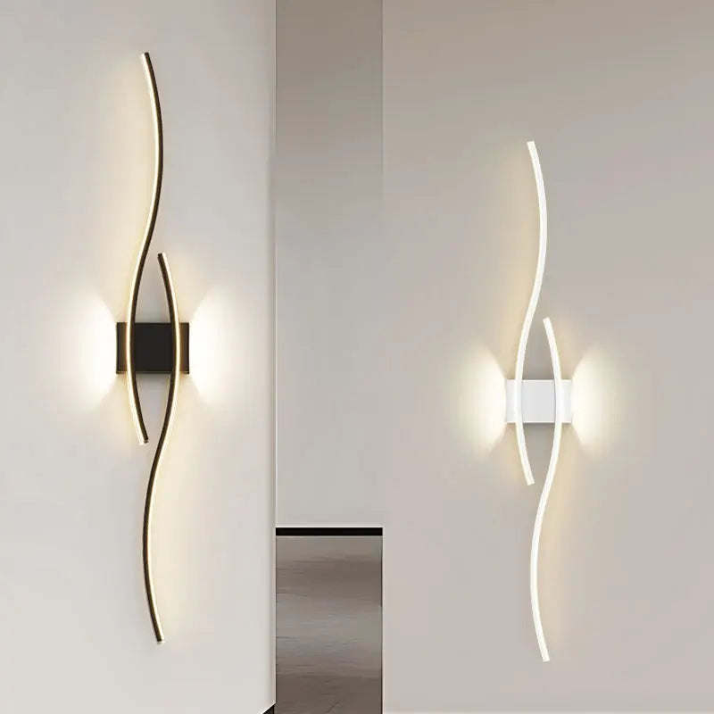 Long Strip LED Wall Lamps for Bedroom Living Room Indoor
