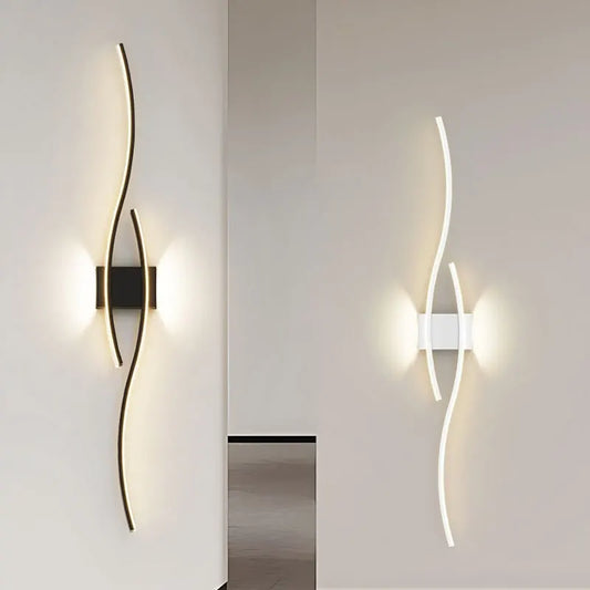 Long Strip LED Wall Lamps for Bedroom Living Room Indoor