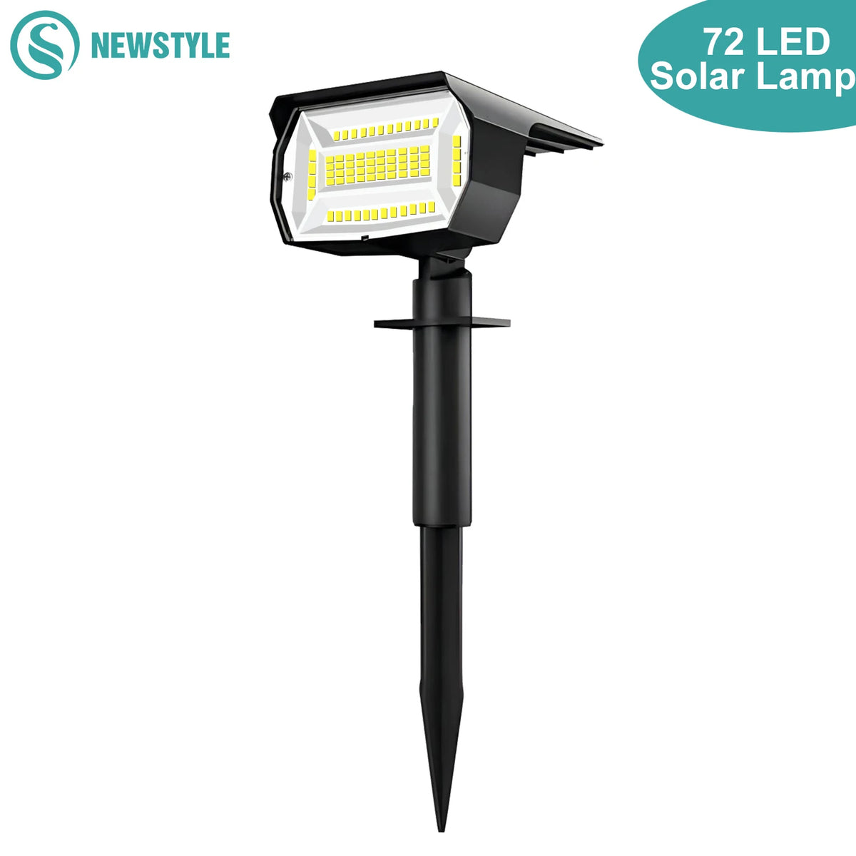 Solar Powered Wall Light Auto On/Off for Yard Garden Pathway