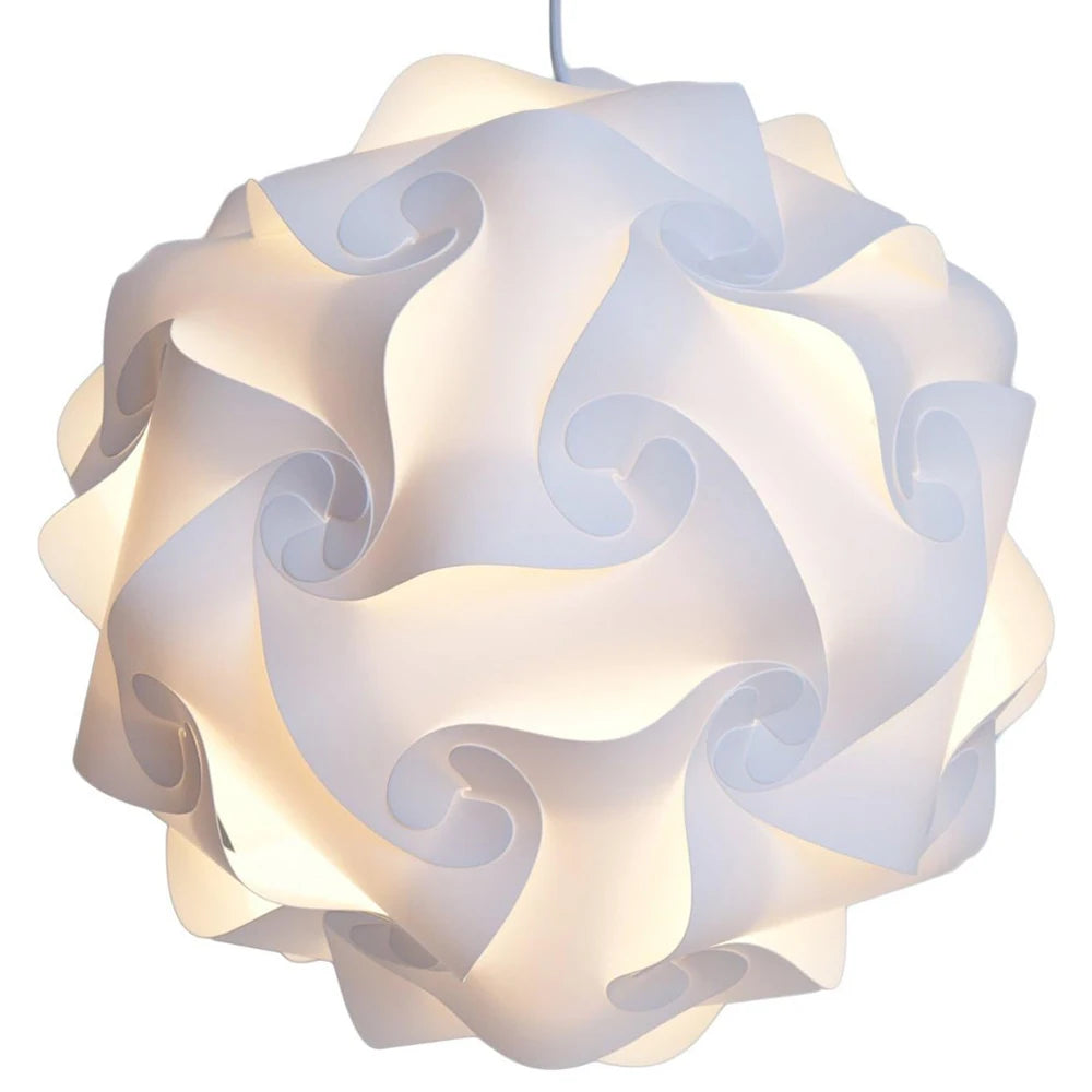 Modern Creative IQ DIY Puzzle Lampshade Lamp Nordic Light