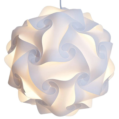 Modern Creative IQ DIY Puzzle Lampshade Lamp Nordic Light