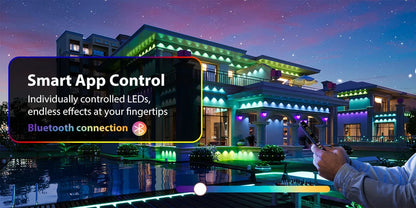 45M/60M/90M RGBIC Eaves Lights LED Permanent Outdoor Lights