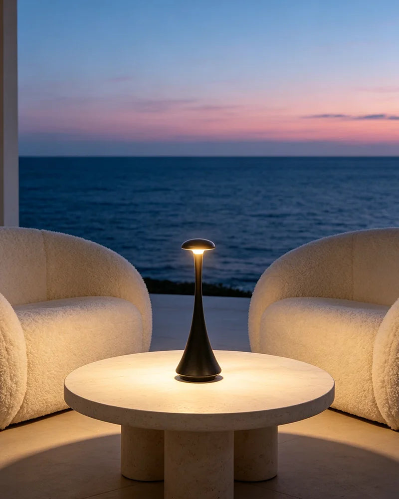 New Mushroom Table Lamp Rechargeable Wireless Touch Lamp