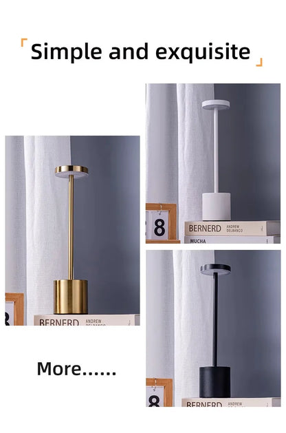 LED Classic Table Lamp USB Rechargeable Night Light