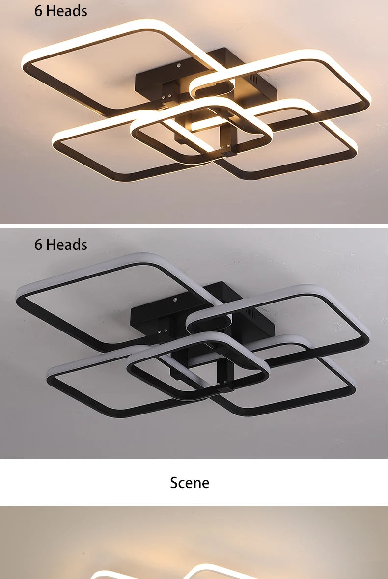 Modern LED Ceiling Chandelier Living Room LED Chandelier Lamp