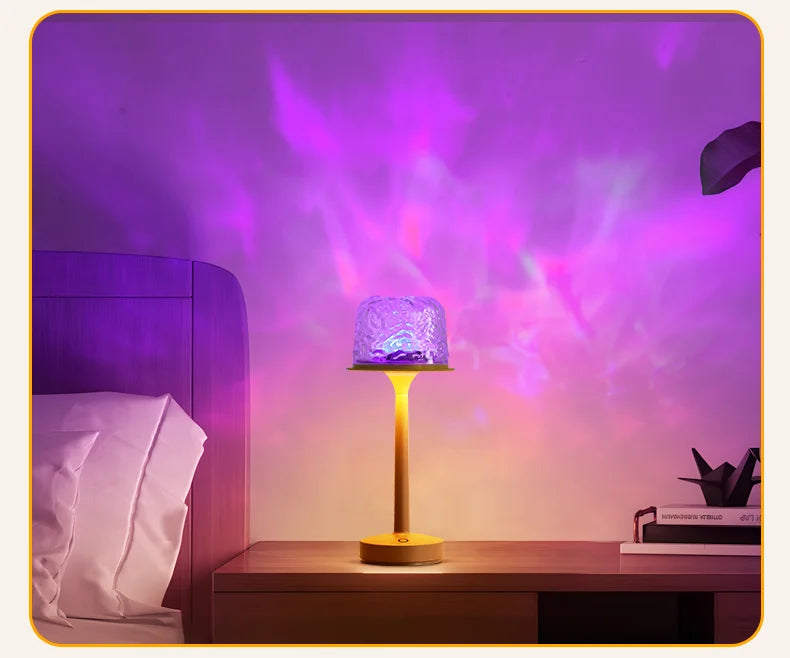 Creative Ocean Wave Cordless Projector Light RGB