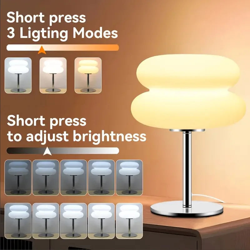 LED Table Lamp Trichromatic Dimming Eye Protection Night Light
