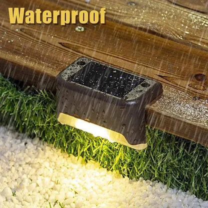 Solar Deck Lights Outdoor Step Lights Waterproof Led Solar