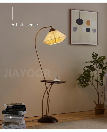 Japanese Retro Floor Lamp SofaSide Standing Lamp  Light