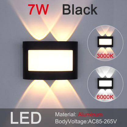 Outdoor Garden Lights, Bedroom and Hallway Indoor Wall Lamp
