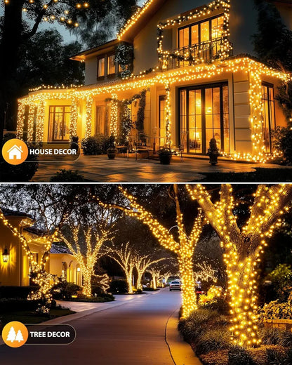 Solar LED String Lights Outdoor Garden Fairy Lights 8 Modes