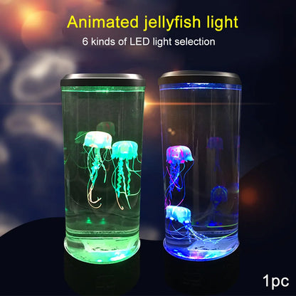 Jellyfish Lamp Color Changing Remote Control  Aquarium Tank