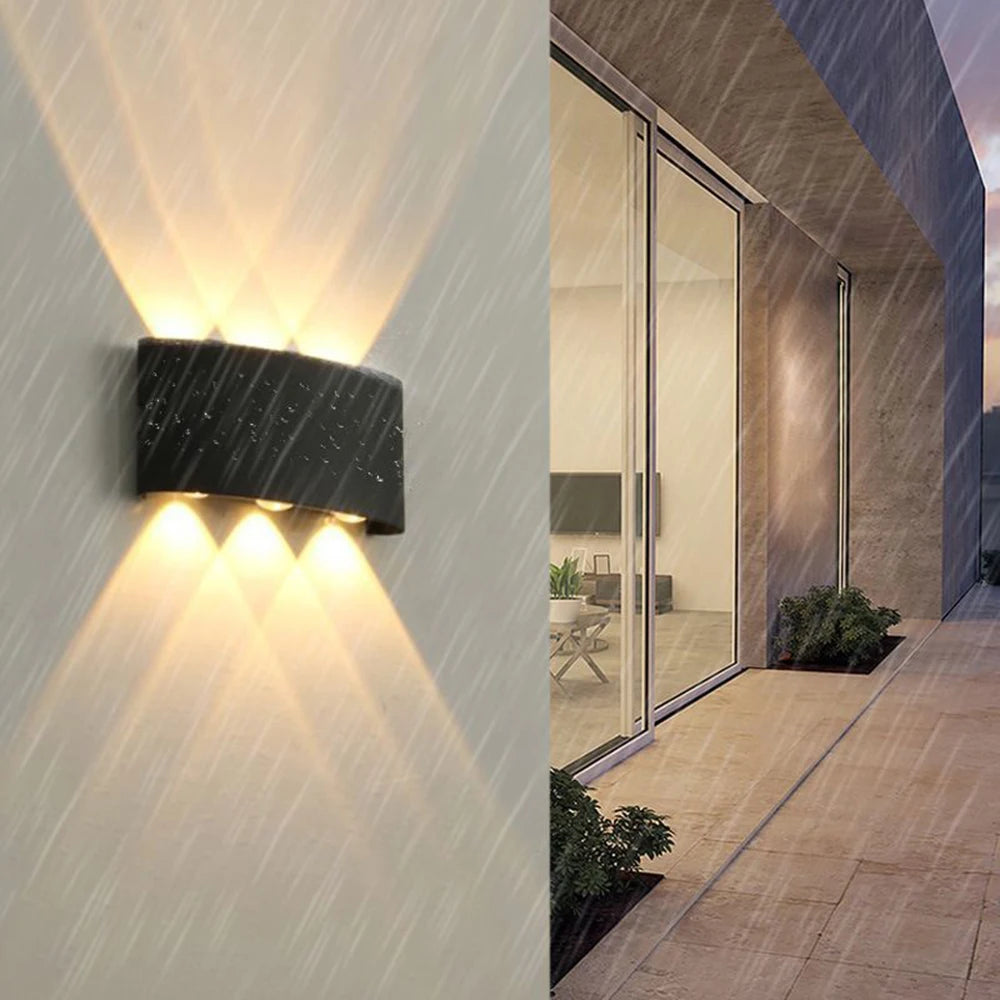 Outdoor Waterproof Wall Lamps Bedroom Living Room Wall Lights