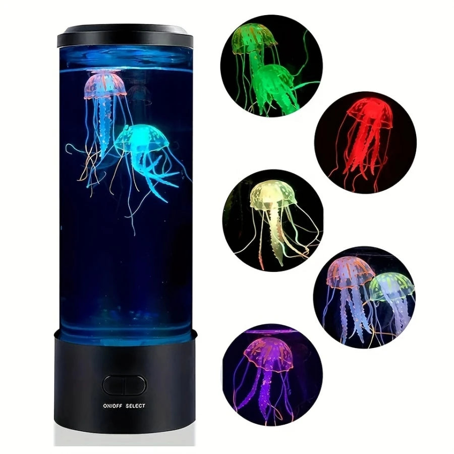 New Fantasy Desk Jellyfish Lamp 7 Color Changing  Lamp