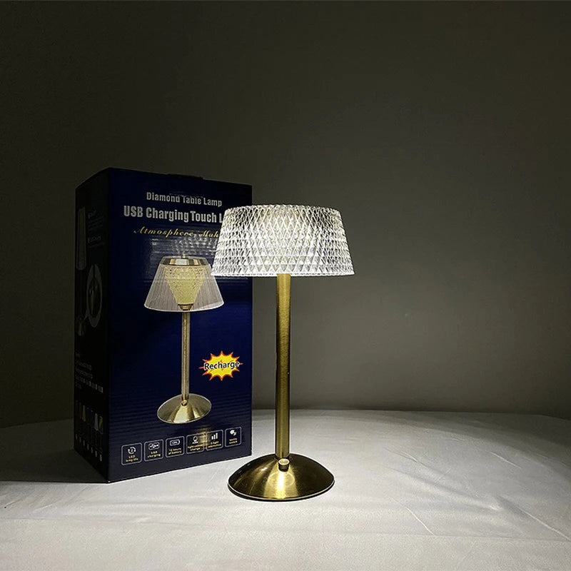Rechargeable LED Night Light Touch Bedroom Night Lamp