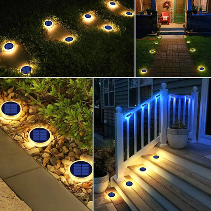 Solar Deck Lights Outdoor Waterproof LED Dock Lighting