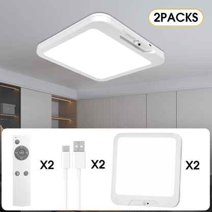Rechargeable Ceiling Light with Remote Lights Motion