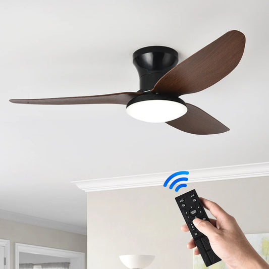 Bedroom fan light ceiling fan light high wind power ceiling