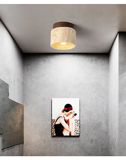 Hot Selling Wabi Sabi Yellow Marble Hotel Lobby Corridor