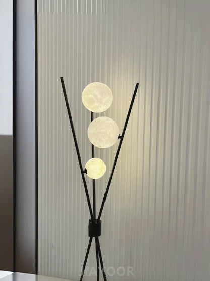 Nordic Living Room Sofa Floor Lamp Modern Creative Moon
