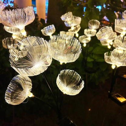 Solar Power 6LED Fiber Optic Jellyfish Ambient Mood