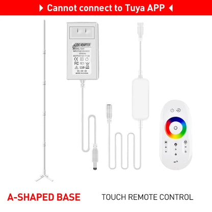 Tuya RGB Floor Lamp180cm White Smart APP Remote Control