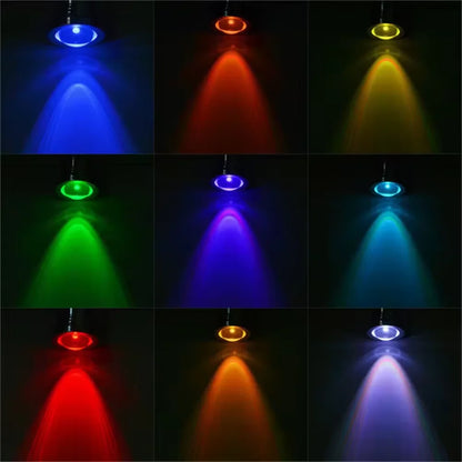 15W RGB LED Underwater Spotlight Bulbs Landscape Lamp