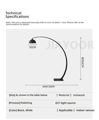 Italian Floor Lamp Modern Living Room Sofa Side Standing Lights