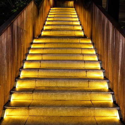 Solar-Powered Step Lights, Outdoor Stair Lights, Step Lights