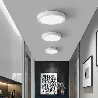 Led Ceiling Lights Fixture 110V 220V Ultra Thin Panel Lamp