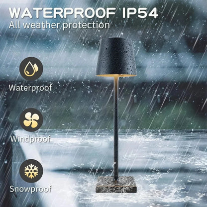 5200mAh USB Aluminum Alloy Desk Lamp LED Rechargeable