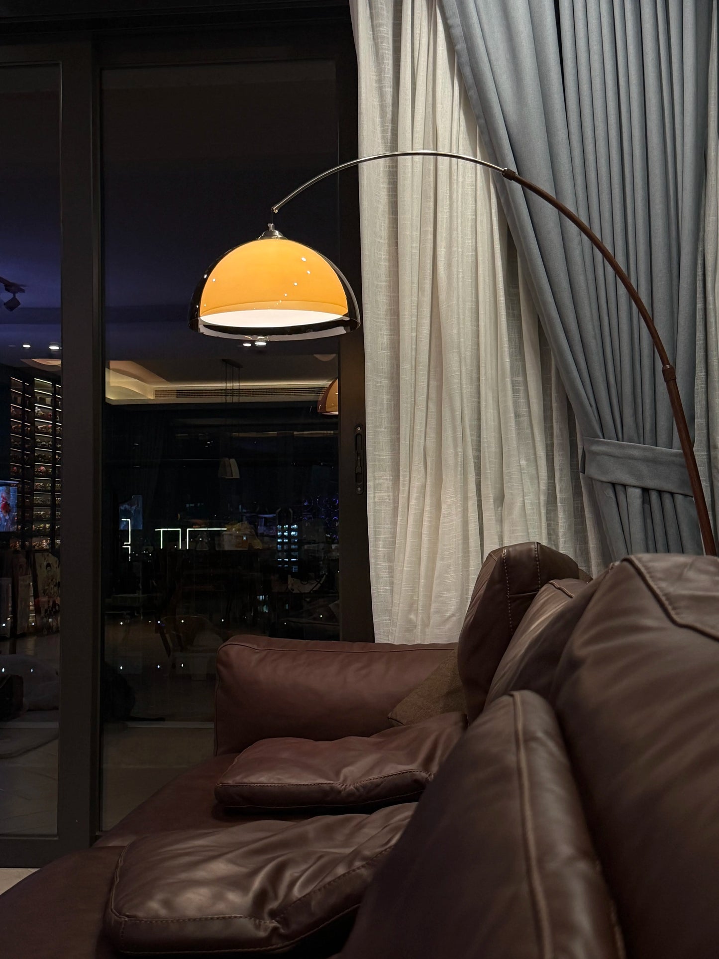 Acrylic Lampshade Floor Lamp Modern Minimalist Light