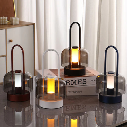 Modern Retro Nordic Desk Lamp Rechargeable Indoor Table Lamp