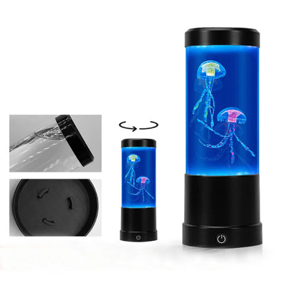 Color Changing Jellyfish Lamp Usb Table Night Light